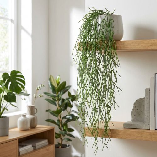 Sierranken, koraalcactus, Rhipsalis kunsthanger Groen L120cm | Floristik24.nl