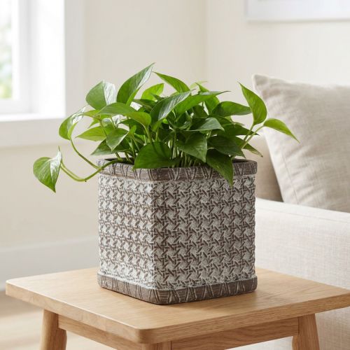 Plantenbak Plantenbak Keramiek Bloempot 12×12×12cm | Floristik24.nl