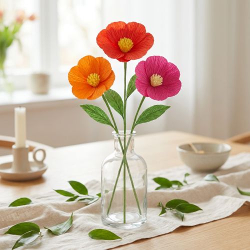 Bloemist crêpepapier roze 50x250cm | Floristik24.nl