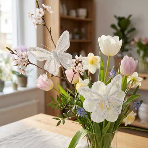 Vlinderdecoratie veer