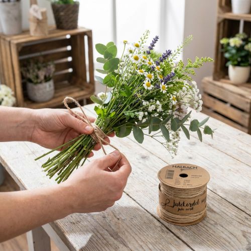 Jutekoord naturel Ø2mm 50m | Floristik24.nl
