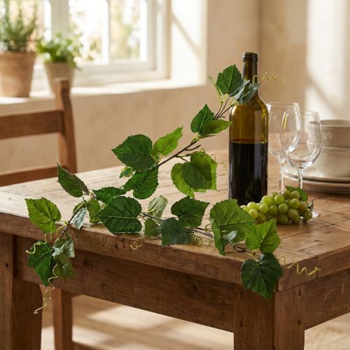 Kunstwijndecoratie kunstplanten groene takken L78cm | Floristik24.nl