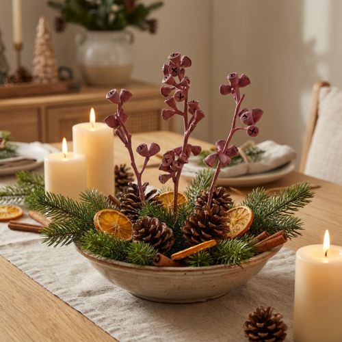 Eucalyptus takken rood gematteerd natuurlijke decoratie exotisch 25 stuks | Floristik24.nl