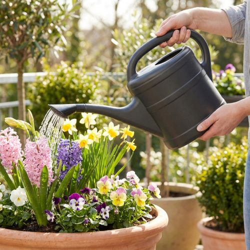 Gieter 5 liter antraciet
