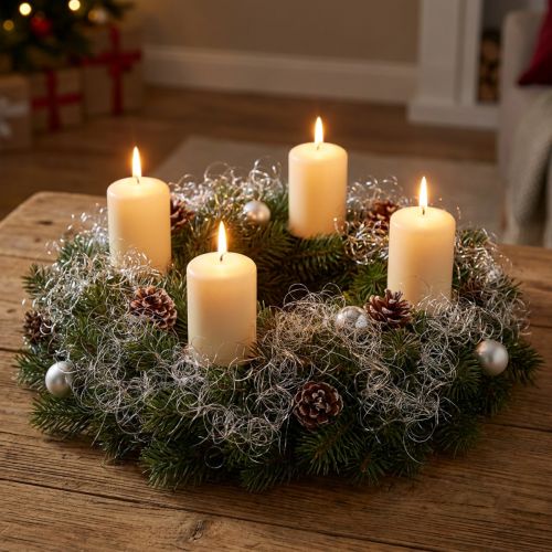 Bloemenhaar Engelenhaar Tinsel Zilver 200g | Floristik24.nl