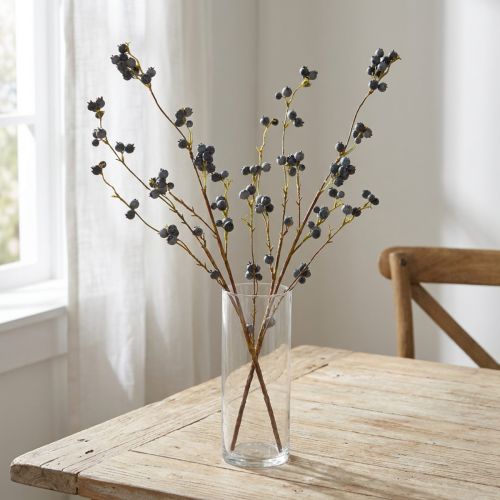 Artikel Kunstmatige decoratieve tak met bosbessenlook