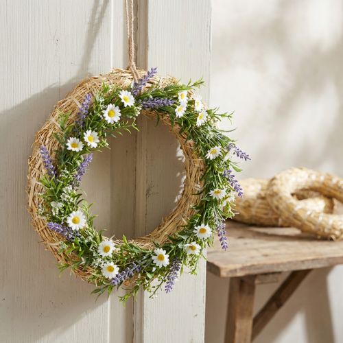 Artikel Rietjesringen, blanco voor knutselprojecten, decoraties en bloemschikken, 15/3 cm, 10 stuks