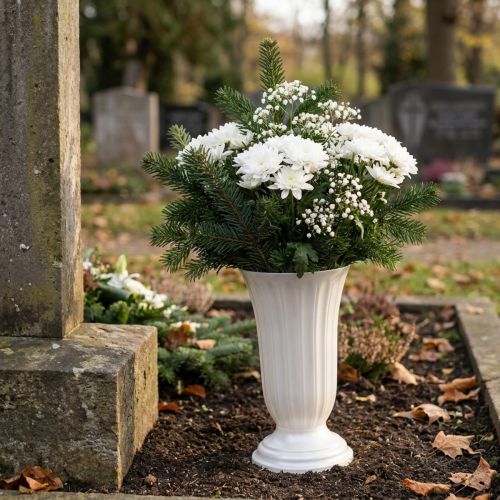 Lilia parelmoer vaas Ø23cm 1 st | Floristik24.nl