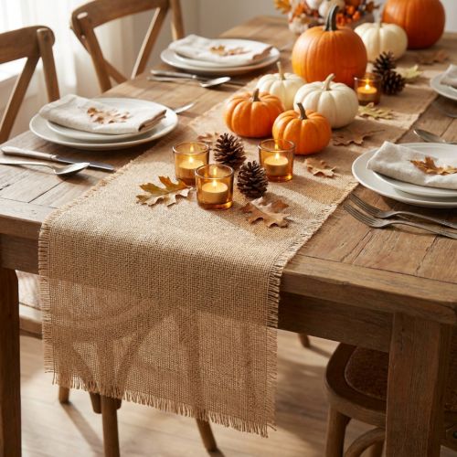 Artikel Jutelint naturel tafelloper tafellint jute potlint 30cm 9m