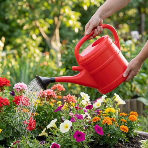 Gieter 10 liter rood