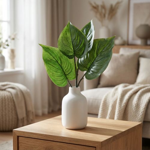 Philodendron kunst boomvriend kunstplanten groen 39cm | Floristik24.nl