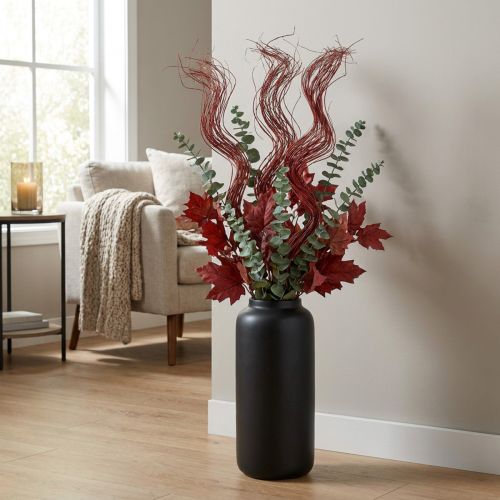 Artikel Gedroogde krulwilgentak voor decoratieve doeleinden, geschikt voor bloemschikken en woonaccessoires, 80 cm, 70 g