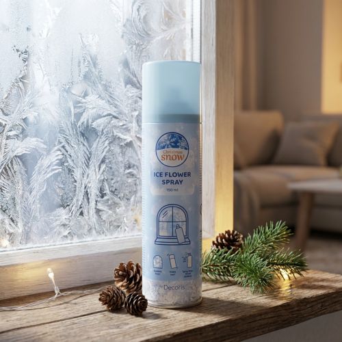 IJsbloemspray, decoratieve spray voor ramen en winterdecoratie op glas, 150 ml | Floristik24.nl