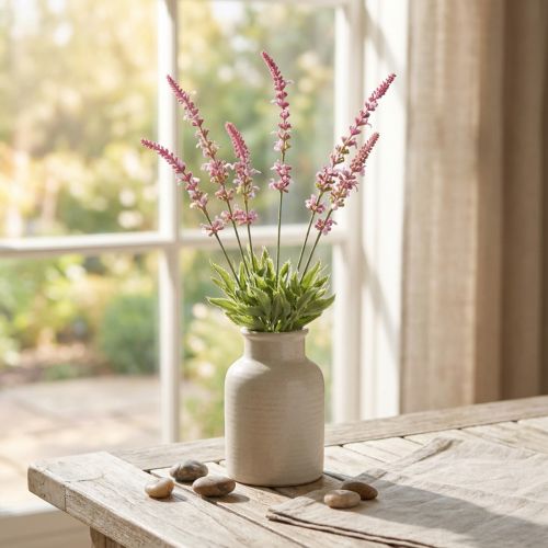 Kunstbloemen, lavendeldecoratie, bosje lavendel paars 45cm 3 st | Floristik24.nl