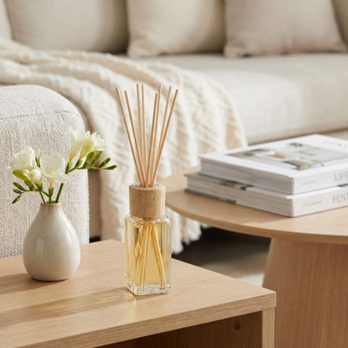 Artikel Diffuser glazen flesje helder geurnoot wilde peer 100ml