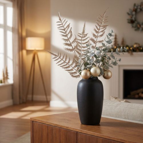 Artikel Kunstdecoratievaren champagne metallic L85cm 2st
