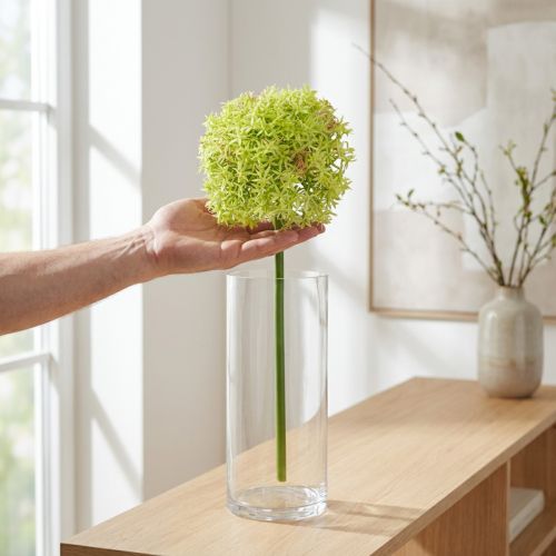Allium groene bloem kunst sierui Ø18cm 90cm | Floristik24.nl