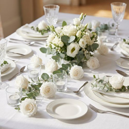 Artikel Infinity Roses Echte Rozenkoppen Mini Rozen Wit Ø3cm 16 stuks