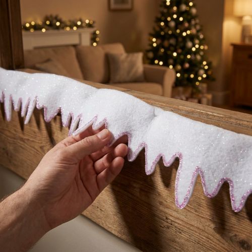 IJspegel slinger sneeuw fleece