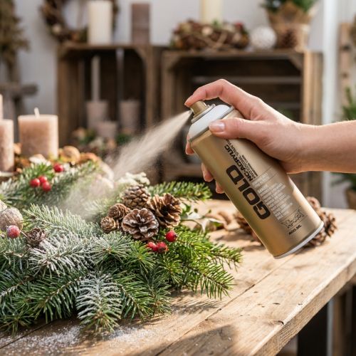 Artikel Spuitverf witte verfspray Montana Gold Shock White 400ml
