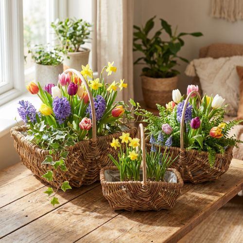 Handvatmand rechthoekig natuur 34×26/29×20/24×15cm set van 3 | Floristik24.nl