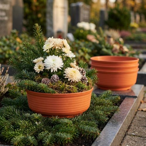 Z-kom kunststof 18cm 10 stuks | Floristik24.nl
