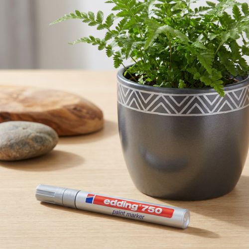 Edding® 750 verfmarker zilver | Floristik24.nl