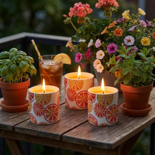 Kaarsen Buiten Keramiek Pot