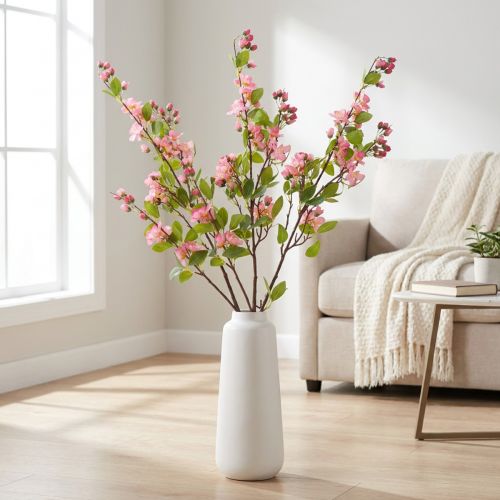 Kunstmatige kersenbloesemtak, lenteversiering voor in huis, 125 cm | Floristik24.nl