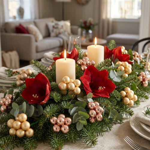 Mini kerstballen goud roos spiegel bessen 2 cm 140 stuks | Floristik24.nl
