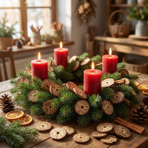 Houten schijfjes, decoratieve boomvruchten, natuurlijk, DIY, FSC, 1-3,5 cm, 300 g | Floristik24.nl