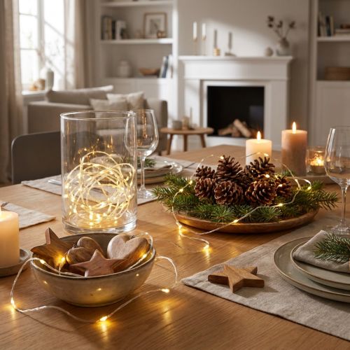 LED-lichtsnoer 20 binnen 2m warm wit timer op batterijen 6 stuks | Floristik24.nl