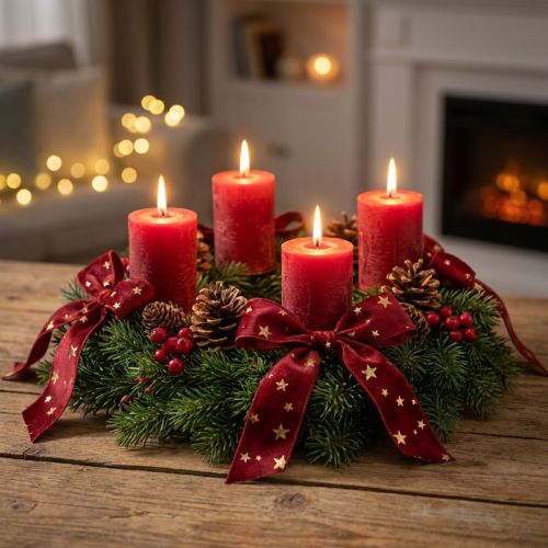 Fluwelen lint kerstster lint