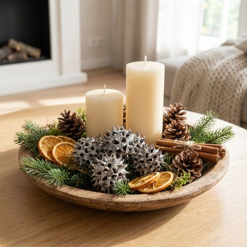 Sweetgum kegels natuur gewassen wit 250g | Floristik24.nl