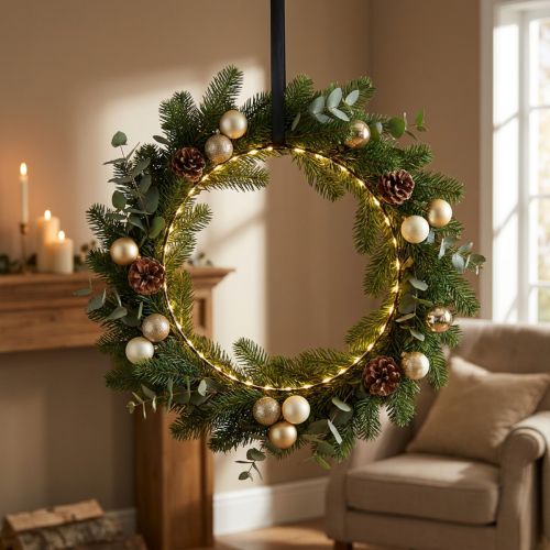 LED-ring voor ophanging metaal
