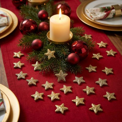 Sterren glitter goud 1,5cm 144 st | Floristik24.nl