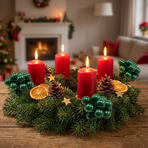 Mini kerstballen op draad Ø25mm glas groen 140st | Floristik24.nl