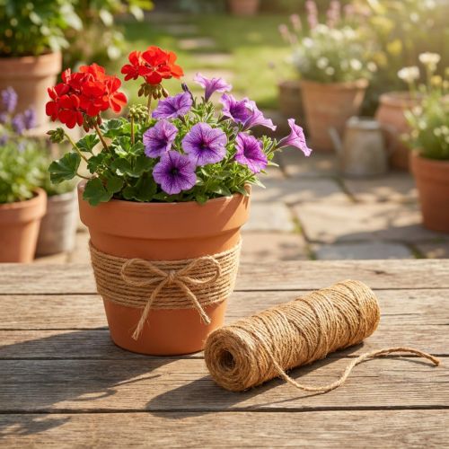 Kokosgaren naturel Ø6mm 25m | Floristik24.nl