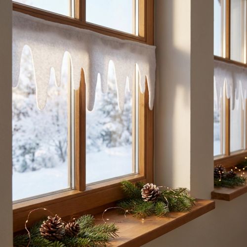 IJspegel slinger sneeuw fleece