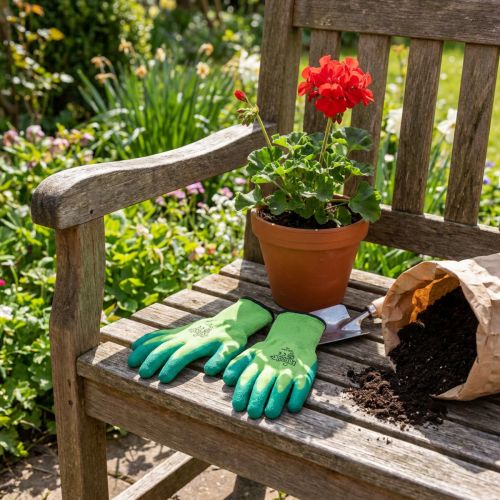 Kixx Nylon Tuinhandschoenen Maat 10 Groen | Floristik24.nl