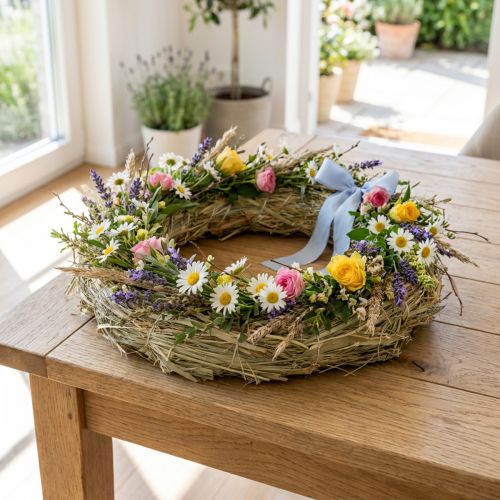 Hooikransen natuurlijke decoratie 21-22cm set van 5 DIY kransen | Floristik24.nl