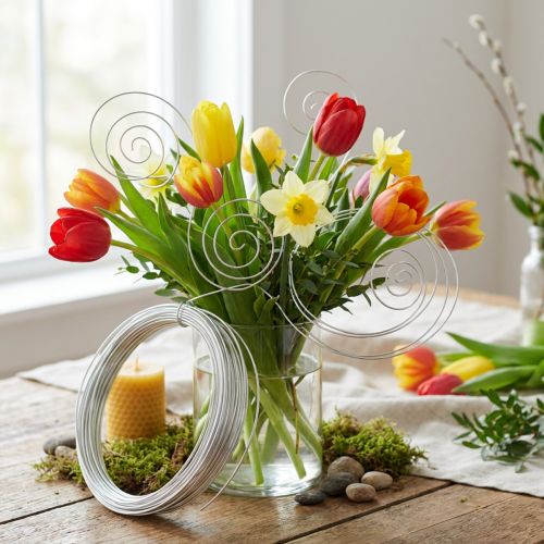 Hoogwaardige decoratieve draad voor decoratie en knutselen | Floristik24.nl