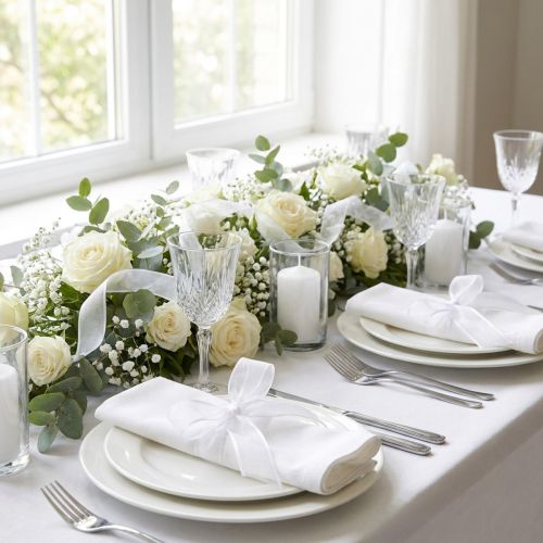 Artikel Chiffonlint organzalint decoratief lint organza wit 15mm 20m