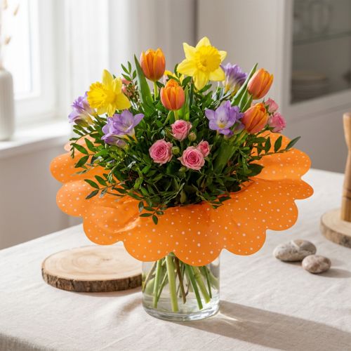 Rondella manchet oranje Ø48cm 50st | Floristik24.nl