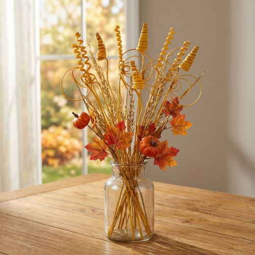 Riet assortiment mini goudgeel 75 stuks | Floristik24.nl
