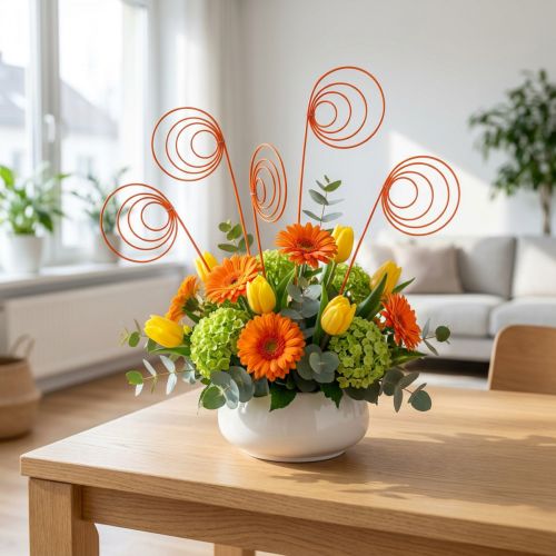 Rietrol oranje 25 stuks | Floristik24.nl