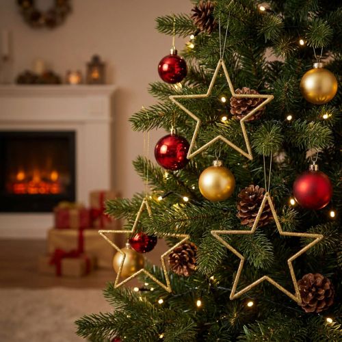 Decoratieve sterren om op te