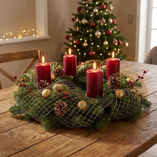 Artikel Gaas goud decoratief draad 35cm 5m