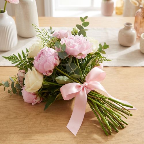 Decoratief lint cadeaulint roze lint zelfkant 25mm 3m 10st | Floristik24.nl
