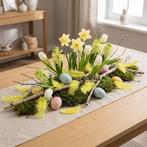 Vogelveren geel voor knutselen decoratieve veren 5cm - 10cm 20g | Floristik24.nl